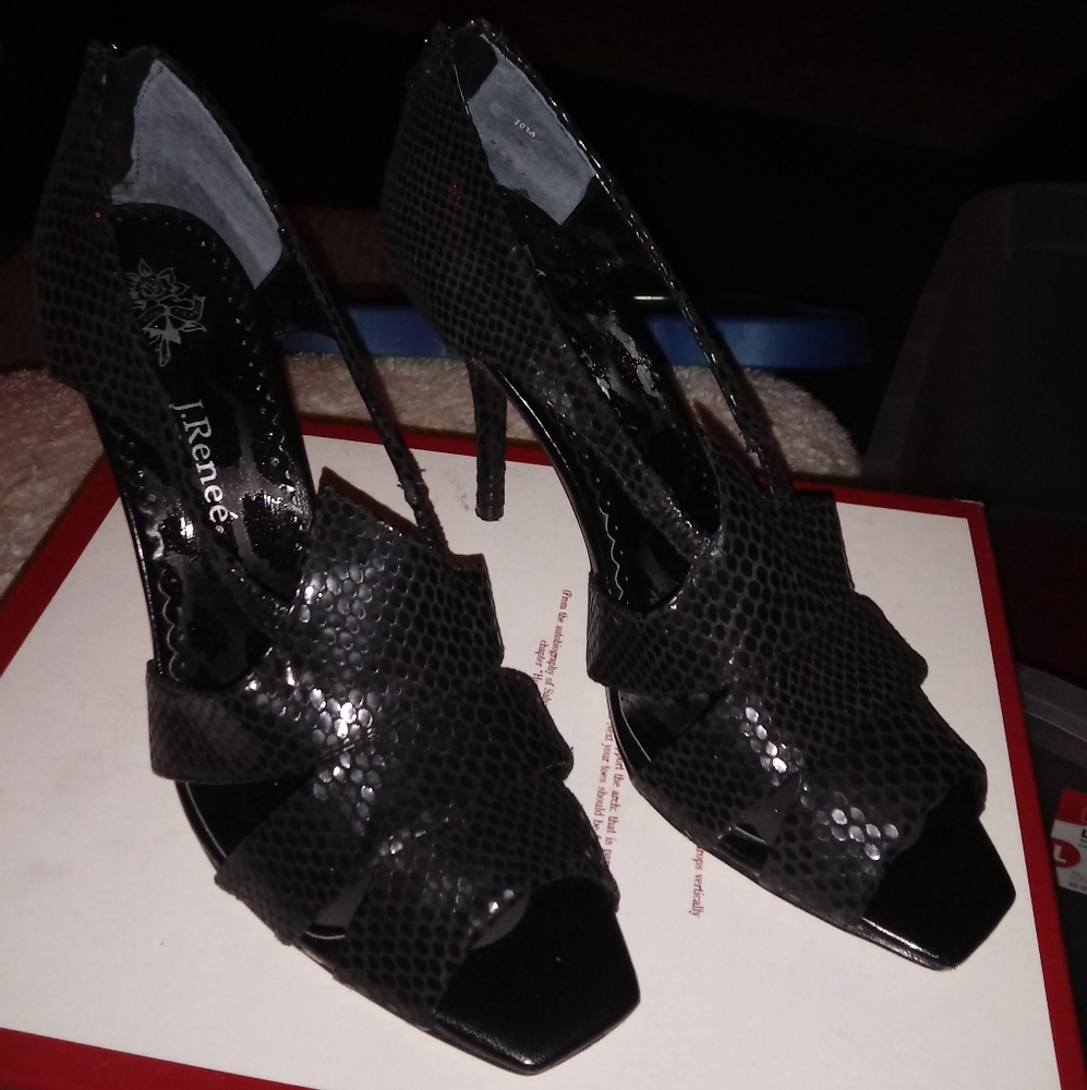 Black heels
